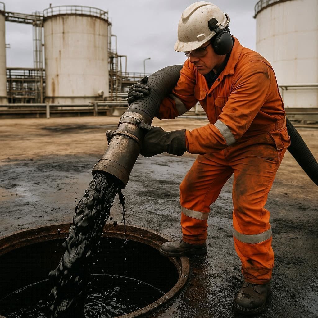 Откачка нефтепродуктов в Любанье